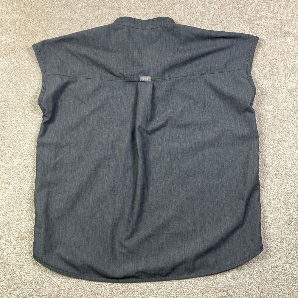 FIGS Technical Collection Scrubs Set Women XXS Top S Pants Graphite Grey Heather - Picture 5 of 15